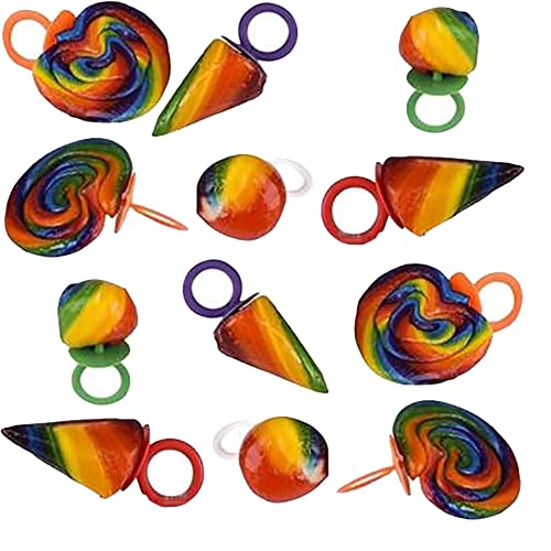  The Dreidel Company Stretchable Candy Bracelet, Multicolor  Fruit-Flavored Chewables for Party Favors (24-Pack) : Grocery & Gourmet Food