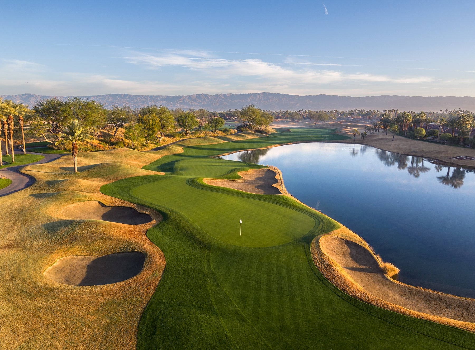 18th Hole PGA WEST Nicklaus Tournament Course Evan Schiller Photography