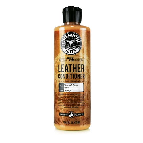 Chemical Guys Leather Conditioner Vitamin E Cream Moisturizing Protectants  473ml