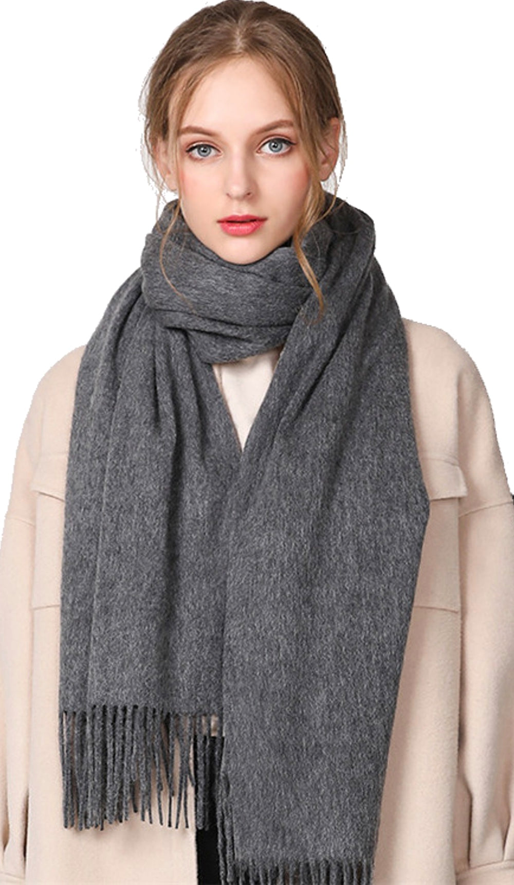 Cashmere Unisex Long scarf, Elegant and Stylish for Office wear and ...