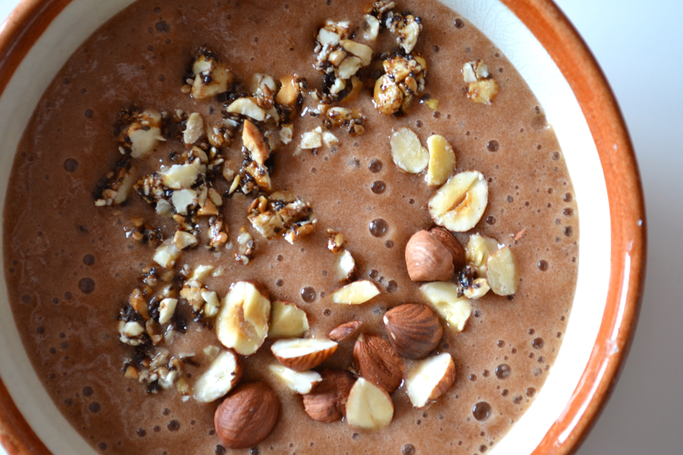 Hearty Nutella Smoothie Bowl