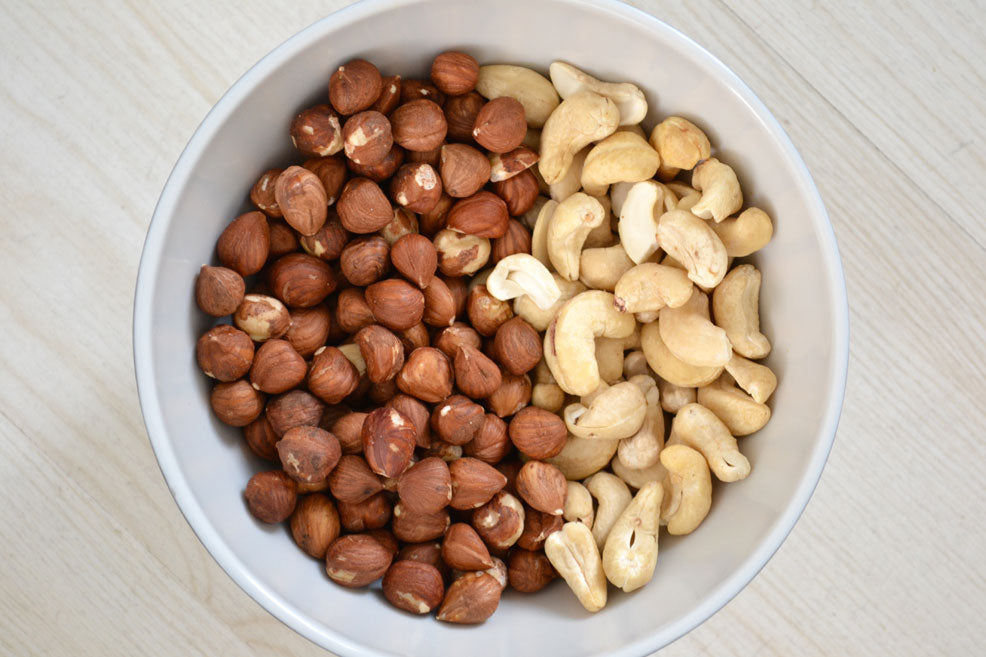 cashews & hazelnuts