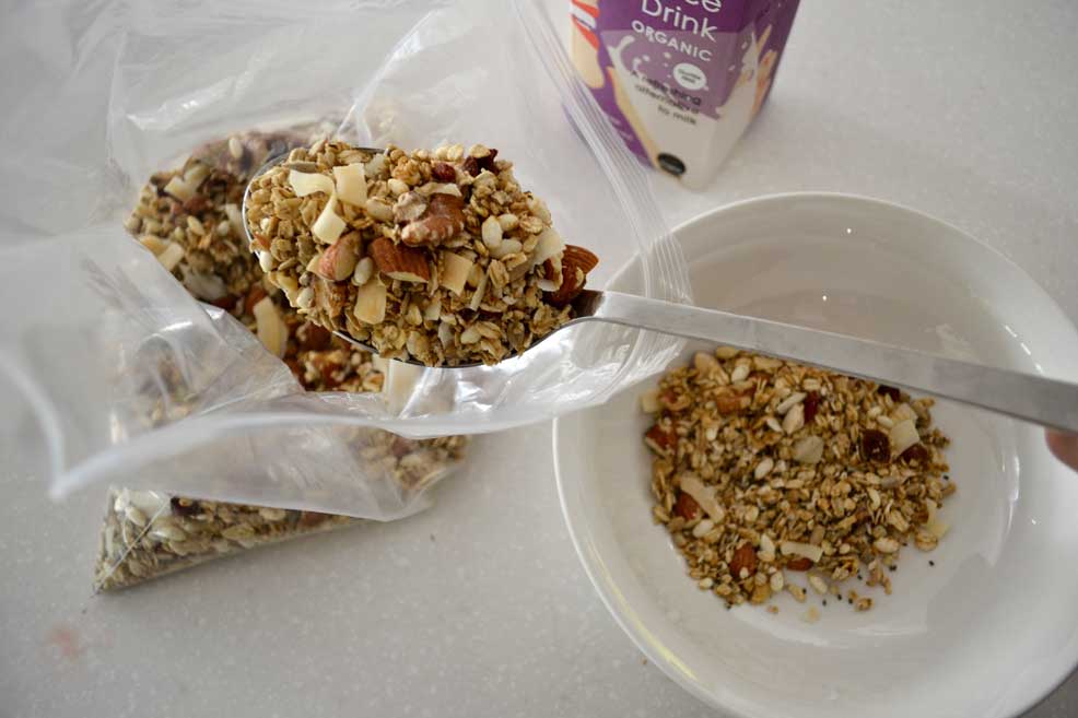 Homemade maple coconut granola3