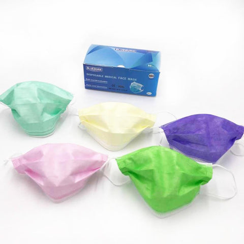 FDA / CE approved Disposable Medical Face Mask, 3 Layers, 50pcs/box, www.betterlifemart.com