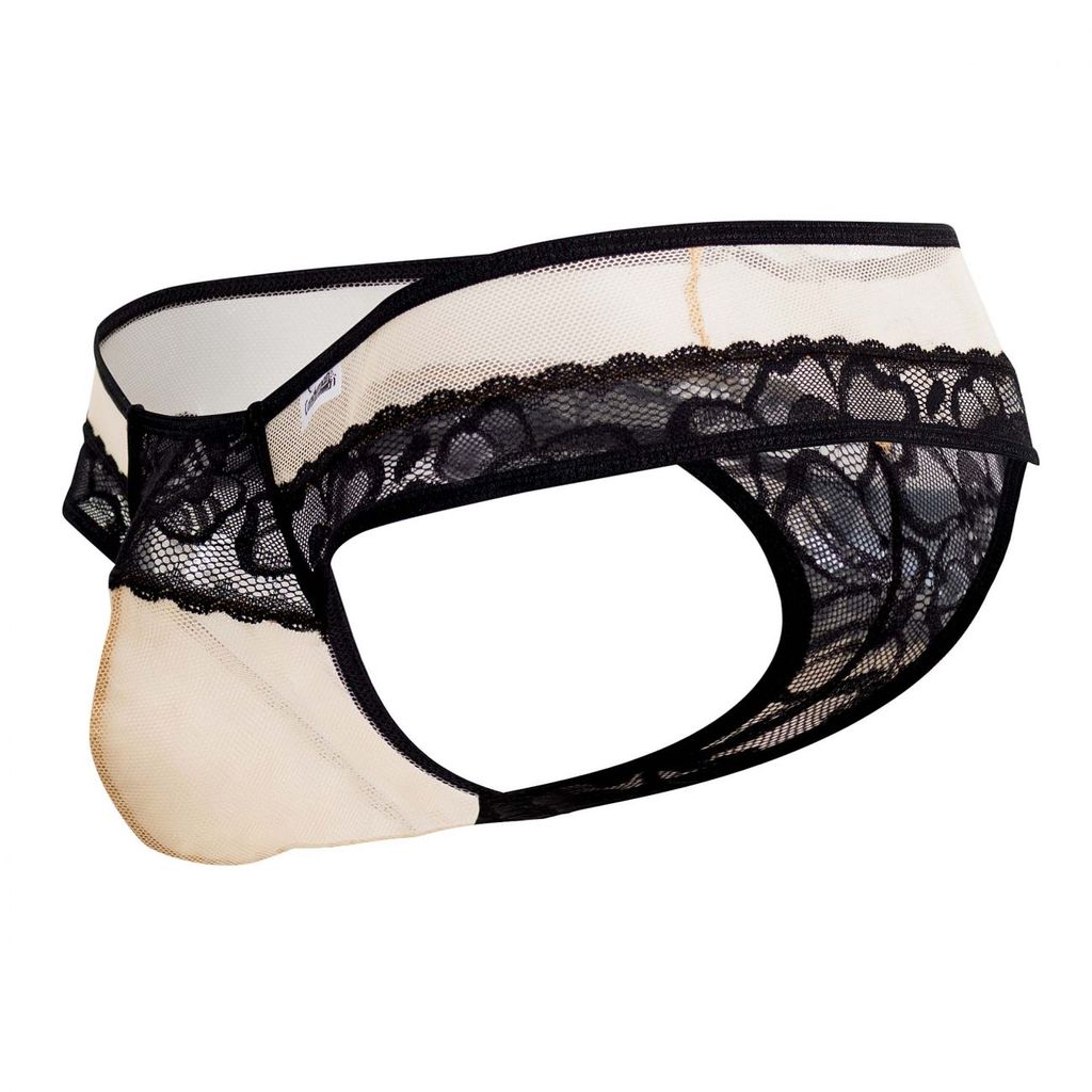 CandyMan 99516 Mesh-Lace Thongs Mens Underwear Johnnies Closet