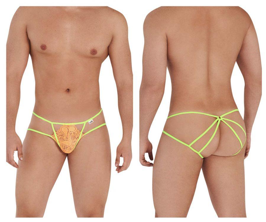 CandyMan 99559 Lace Jockstrap Hot Orange Mens Underwear Johnnies Closet