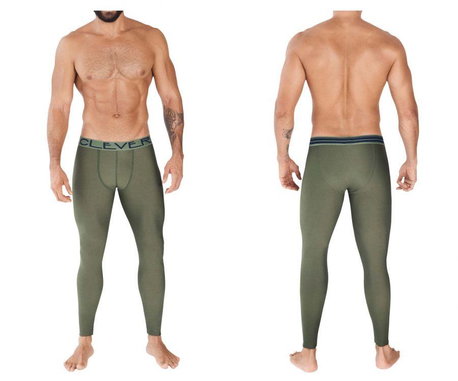 Clever 0372 Ideal Athletic Pants Green Mens Underwear Johnnies Closet