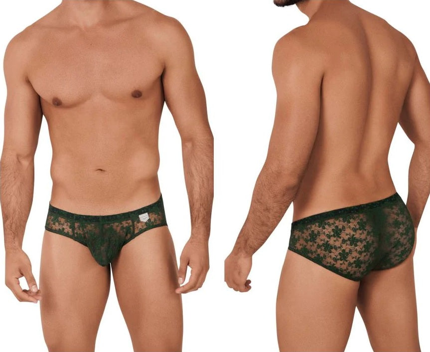 Clever 0580-1 Fantasy Briefs Green Mens Underwear Johnnies Closet