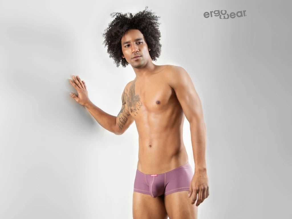 ErgoWear Men's Fashion Underwear Trunks Dark Pink Johnnies Closet