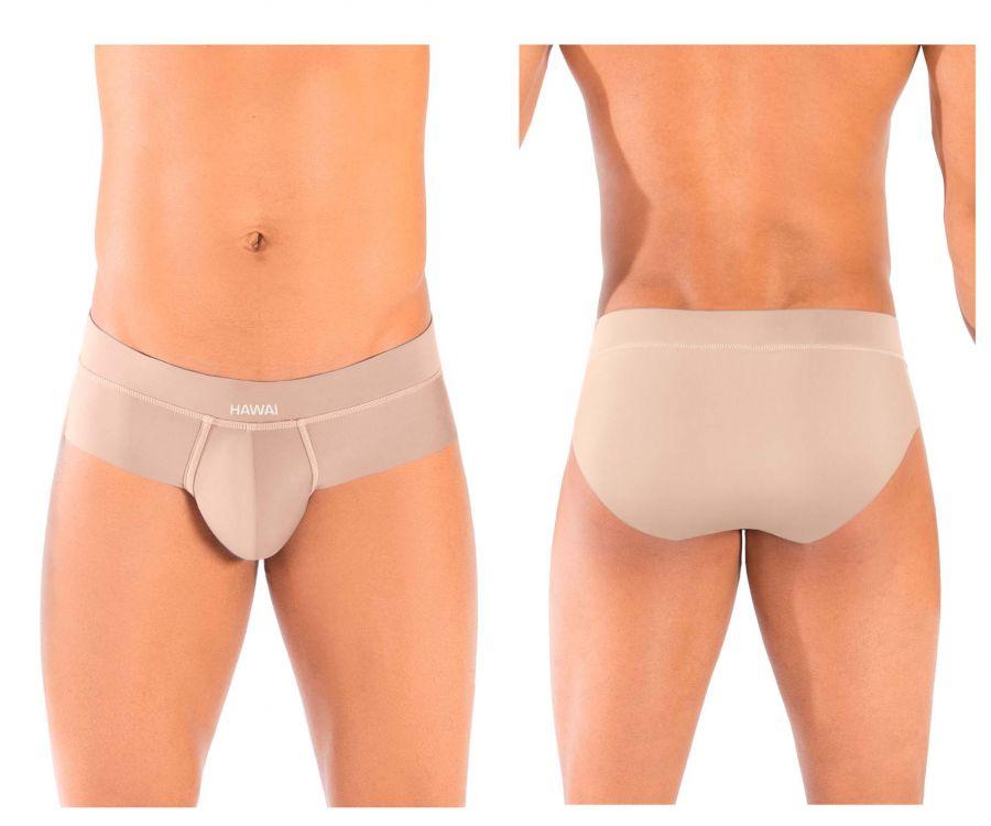 HAWAI 42141 Solid Hip Briefs Mens Underwear Johnnies Closet 