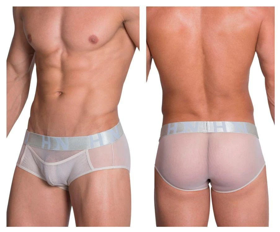 Hidden 961 Mesh Mini Trunks Boxer Briefs Mens Underwear Beige Johnnies Closet