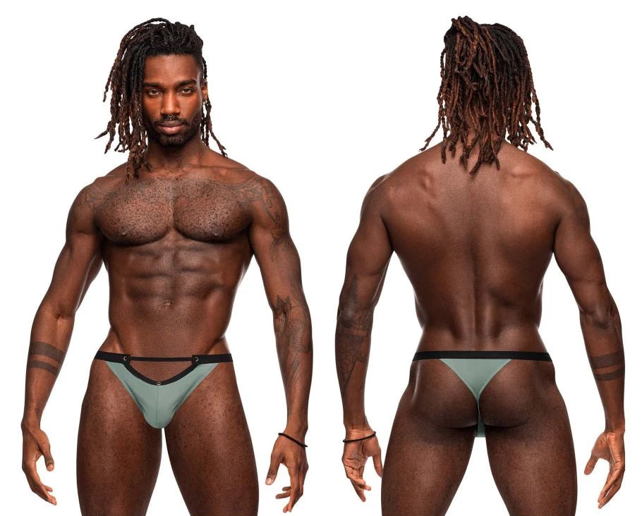 Male Power 455-276 Magnificence Micro V Thong Jade Mens Underwear Johnnies Closet