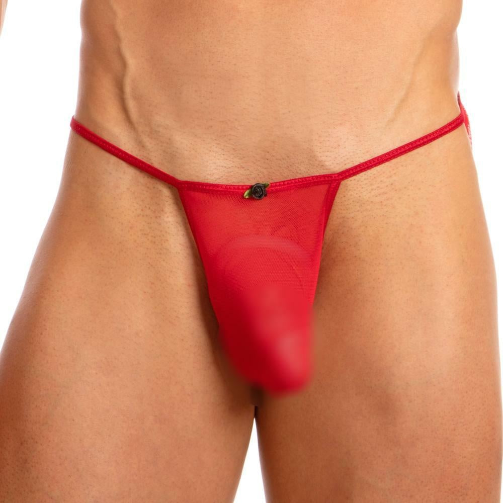 Secret Male Lunaria G-string Mens Lingerie Red Johnnies Closet