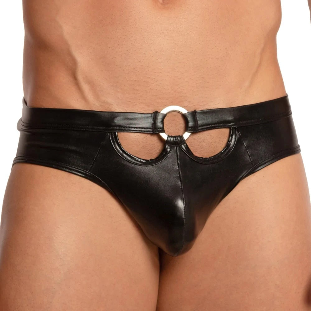 Miami Jock Ass Out Jock Black Mens Underwear Johnnies Closet