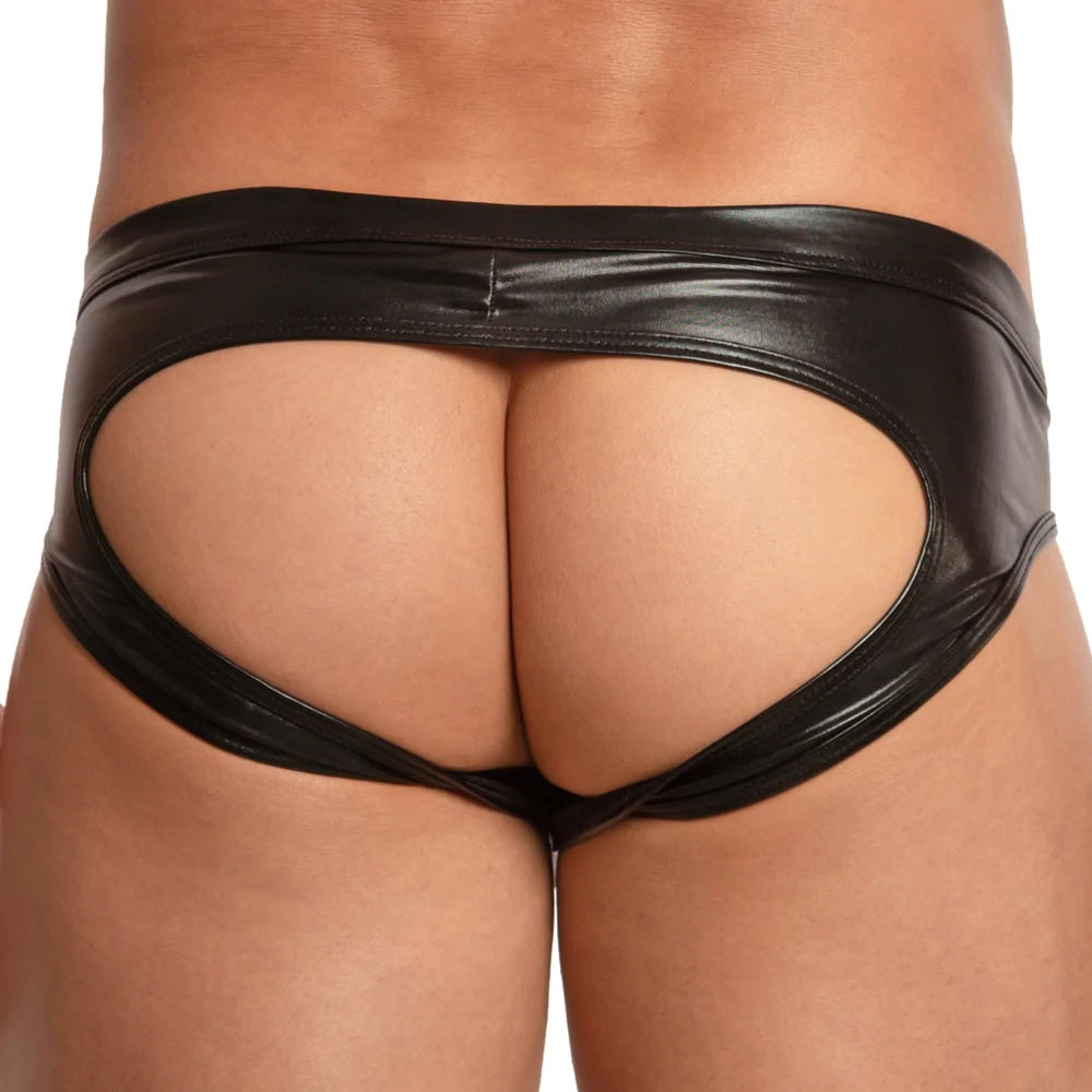 Miami Jock Ass Out Jock Black Mens Underwear Johnnies Closet