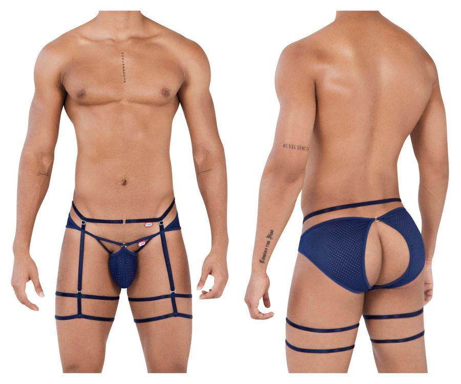 Pikante 0491 Dance Jockstrap Dark Blue Mens Underwear Johnnies Closet