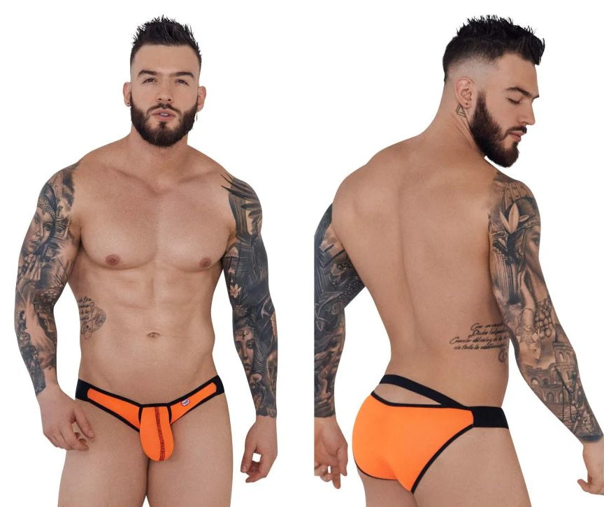 Pikante 1281 Sonar Bikini Orange Underwear for Men Johnnies Closet