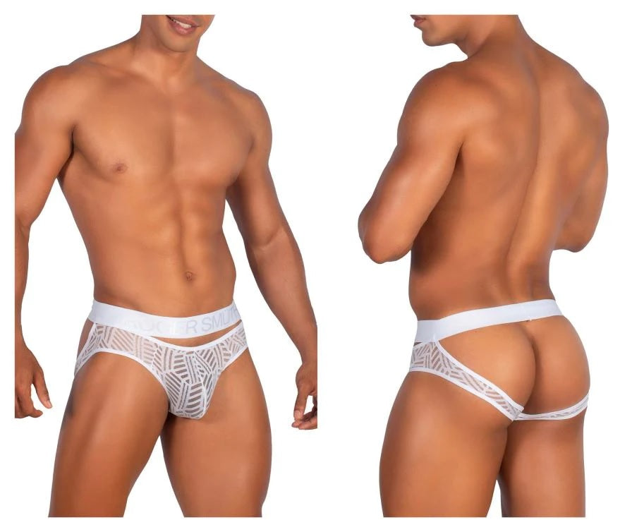 Roger Smuth RS066 Jockstrap White Mens Underwear Johnnies Closet