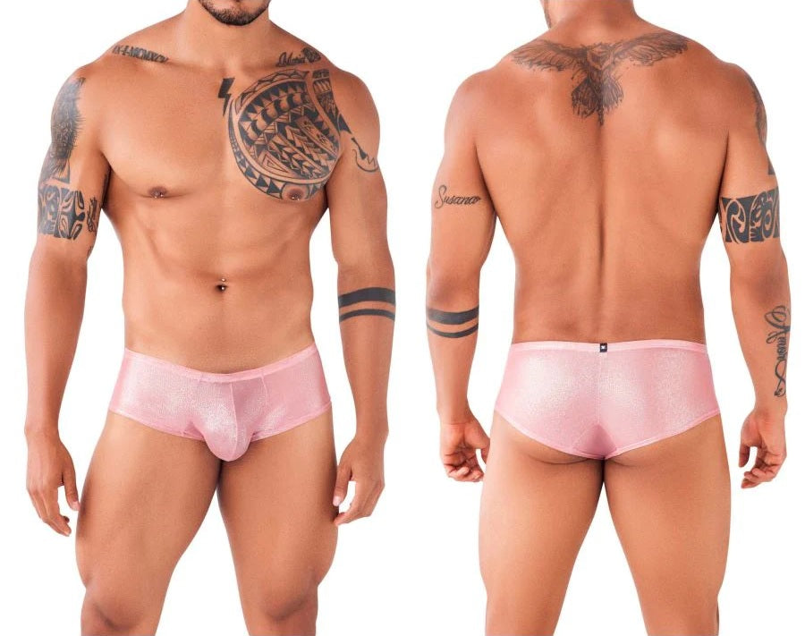 Xtremen 91112 Super Shine Trunks Mens Underwear Pink Johnnies Closet 