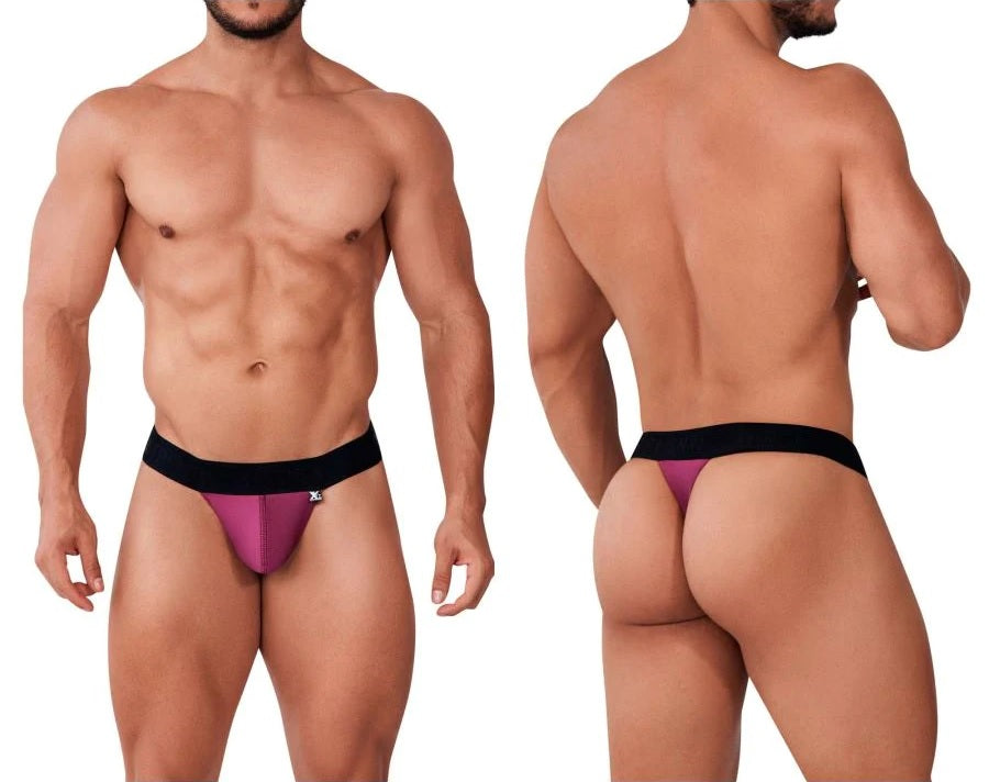 Xtremen 91152 Destellante Thongs Purple Mens Underwear Johnnies Closet