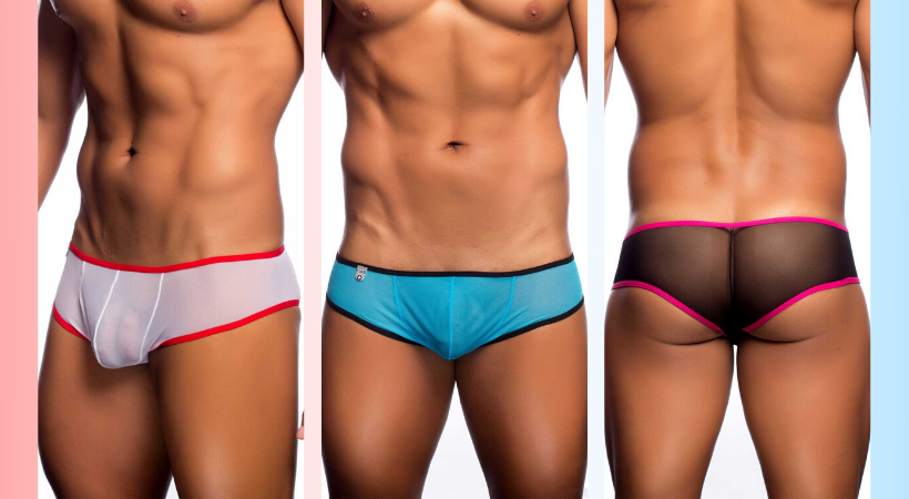 Keep Those Butt Cheeks in Check with the Male Basics Mesh Cheek Boxers