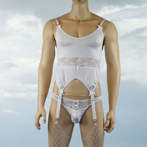 Mens-corset-gartered-top-with-lace-front-thong-g-string-white-johnnies-closet-underwear-men-online-shop