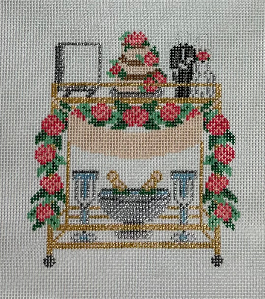 Wedding Bar Cart Canvas