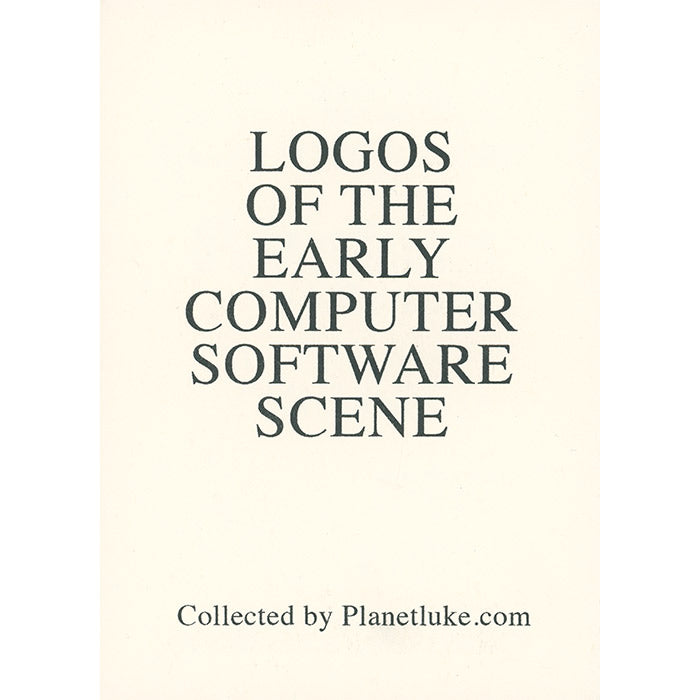 Logos of the Early Computer Software Scene - Collected by Planet Luke