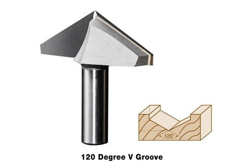 120 degree V-groove