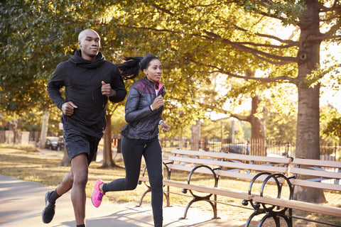 Couple Running