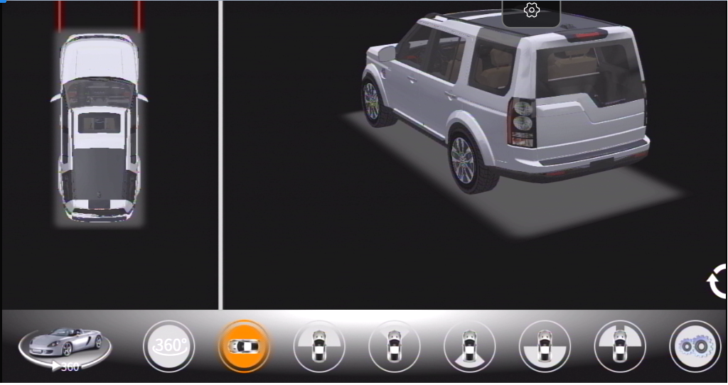 Euronavigate 360 degree panoramic ALL surround-view 3D bird eye car cameras for Land Rover
