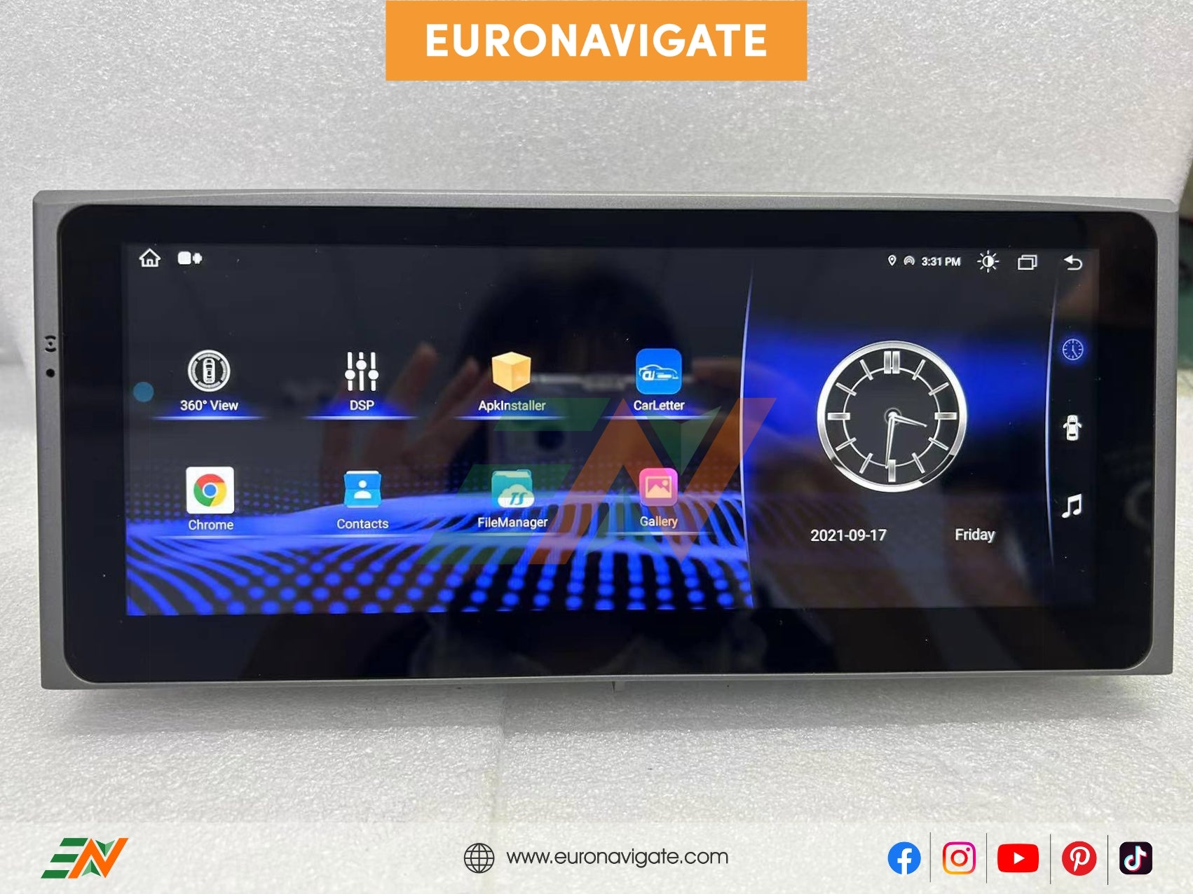 Upgrade your Range Rover L322 with Euronavigate's 10.25-inch Android Touch Screen Interface