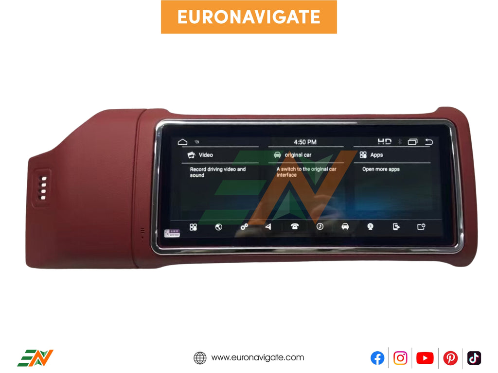 Redefine Your Ride: Luxury Car Tech - Android 12.3 Upgrades for the Range Rover Vogue L405. Euronavigate empowers you with powerful and convenient infotainment systems, specifically designed for discerning drivers.