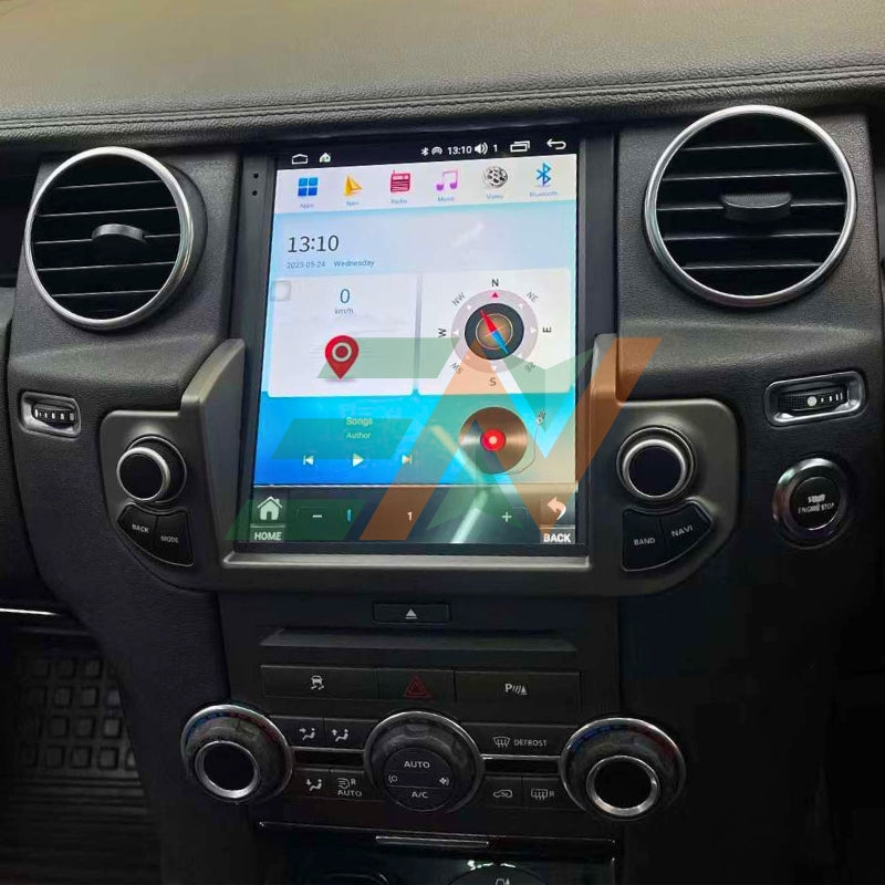 Euronavigate Car Land Rover Discovery 4 Dual Knob Original Style Multimedia System Dash Touch Screen Android Head Unit Display Radio Stereo GPS Navigation Multimedia Player Replacement Carplay Wireless Receiver Reversing Handsfree Plug And Play Aftermarket Accessories