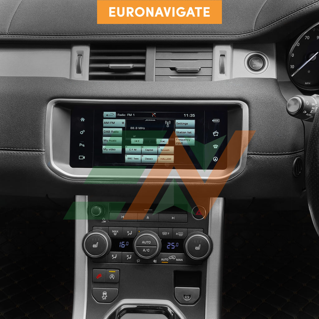 Upgrade your Range Rover Evoque with the latest Android 13 Infotainment System from Euronavigate