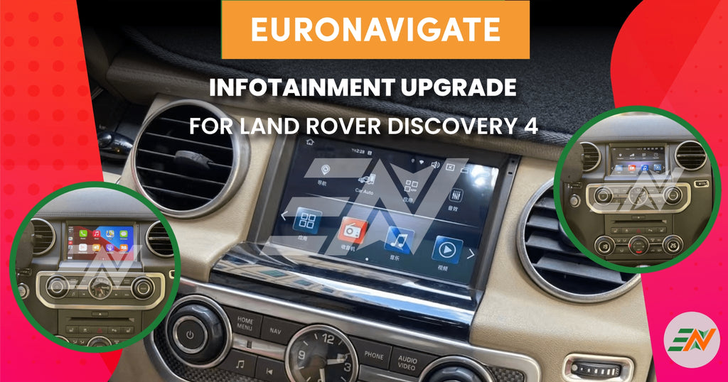 Euronavigate 12.0 android infotainment upgrade package for Land Rover Discovery 4