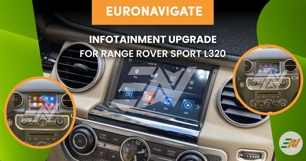 Euronavigate 11.0 android infotainment upgrade package for Range Rover Sport L320