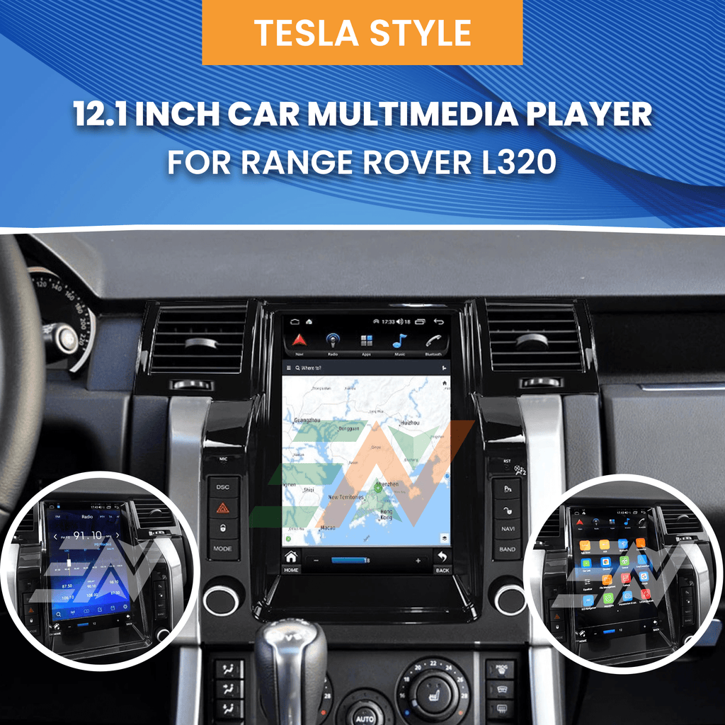 Euronavigate 12.1 inch Tesla Style Infotainment Package for Range Rover Sport L320