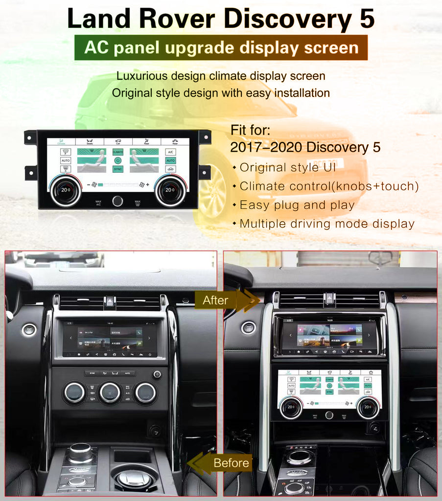 Euronavigate L462 Land Rover Discovery 5 Air Conditioning Conrol Panel