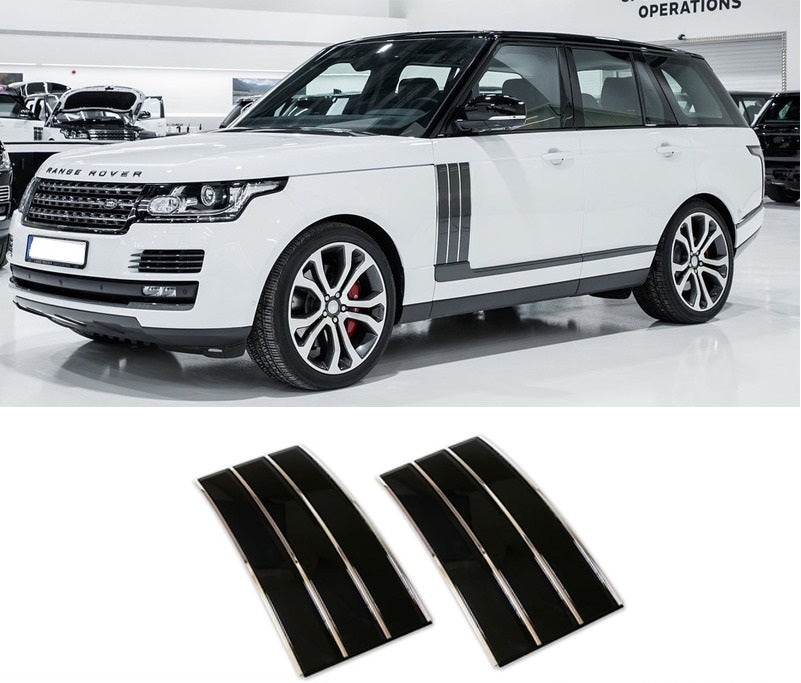 Euronavigate ABS style side shark gill door air vent kit cover trim For Range Rover Vogue L405