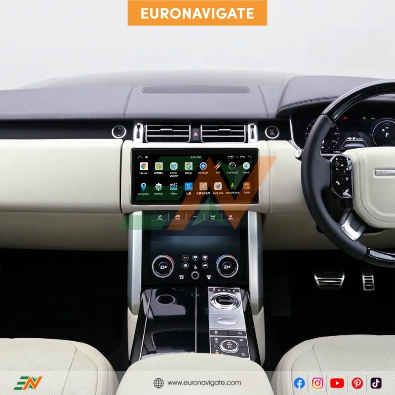 Upgrade your driving experience with our 12.3-inch Euronavigate infotainment system designed specifically for the Range Rover Vogue L405. Get FREE delivery and a full year's warranty.