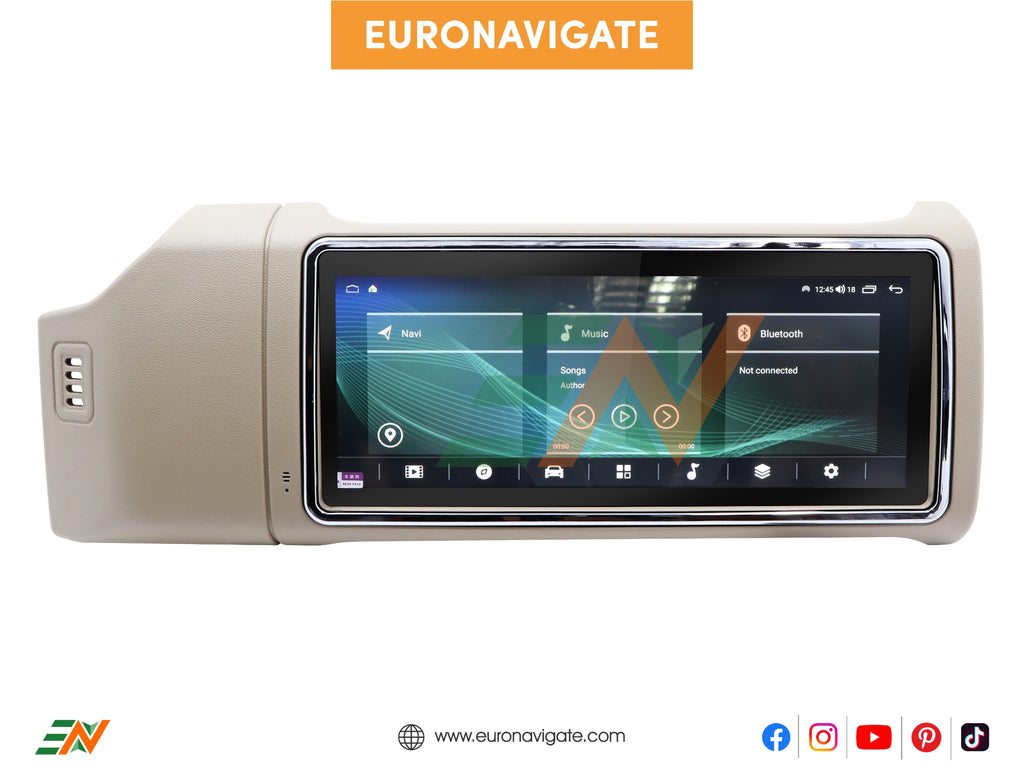 Luxury and Power for Your Vehicle: 12.3 Infotainment System for the Range Rover Vogue L405. Take your driving experience to new heights. EuroNavigate's luxurious infotainment systems offer ultimate convenience and advanced performance.