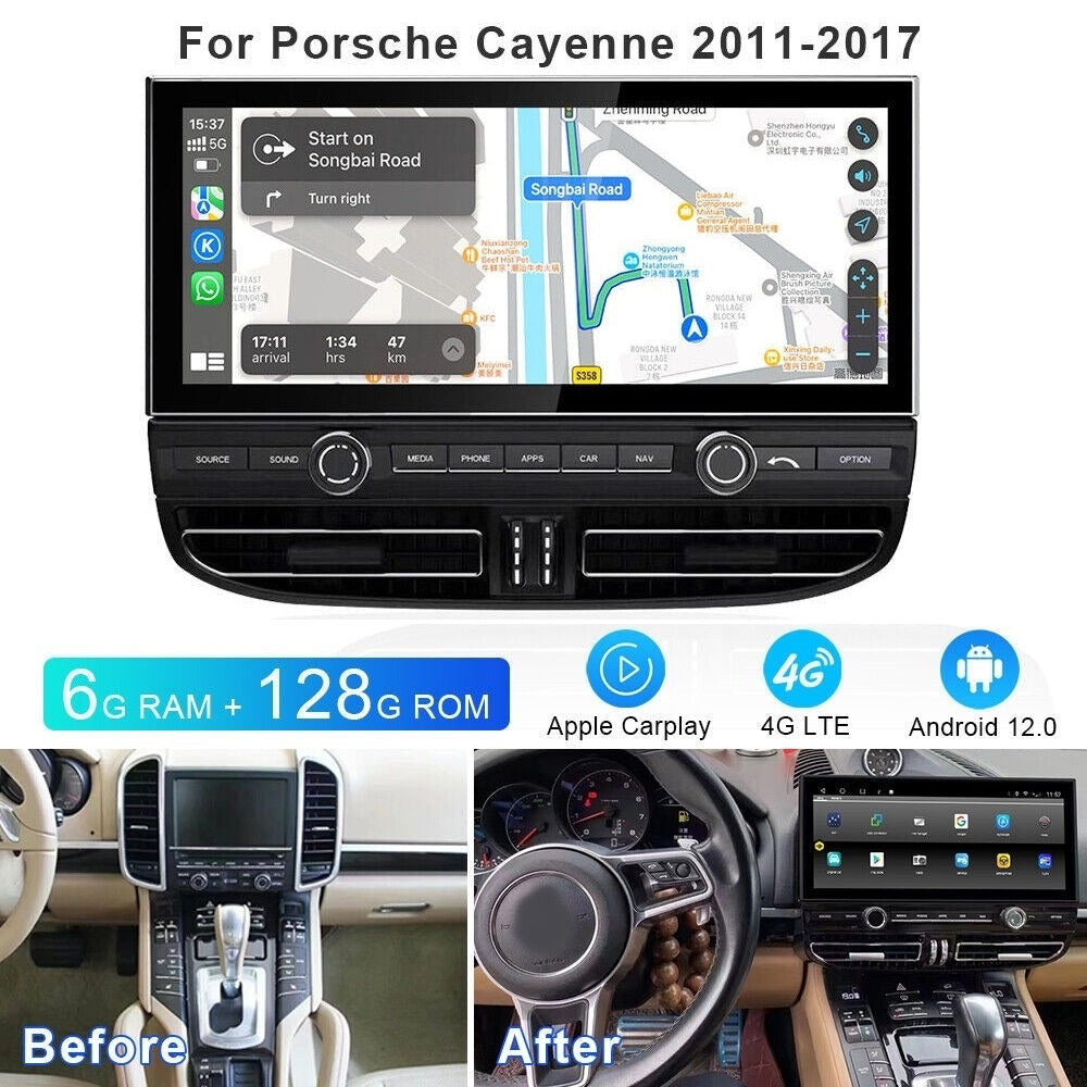 Upgrade your Porsche Cayenne with the Android 12 Car Multimedia System! Enjoy seamless connectivity and advanced entertainment