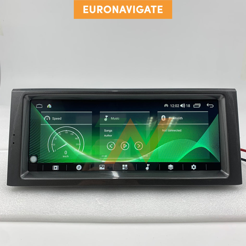 Upgrade your driving experience with Euronavigate's 10.25-inch infotainment for Range Rover Vogue L322. Designed for seamless user interface, it features Android-powered navigation, media, and phone connectivity. Enjoy FREE SHIPPING and a one-year guarantee. Plug and Play installation with full OEM integration. Stay connected with wireless Apple Carplay.