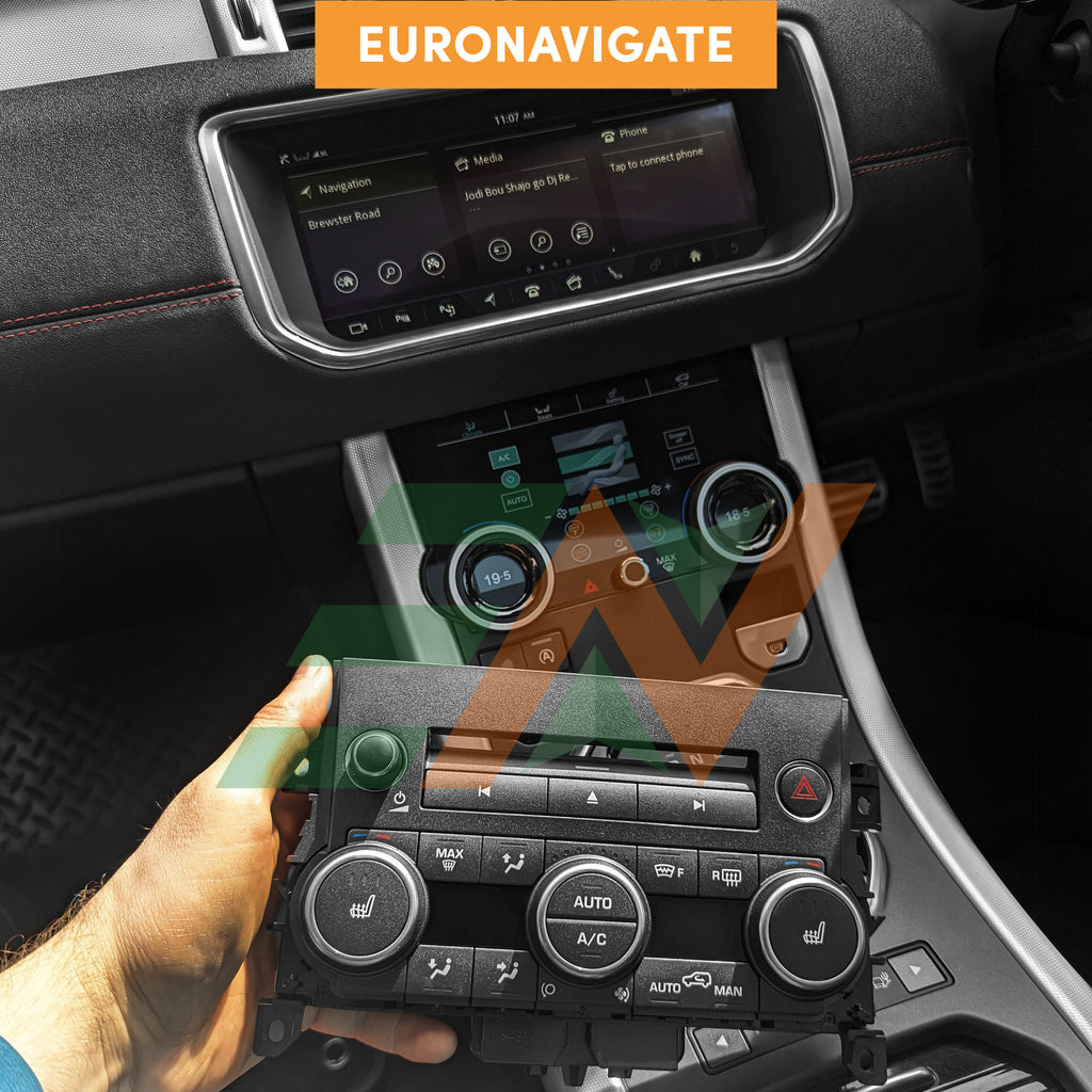 Euronavigate Touch screen air conditioner panel for Range Rover Evoque