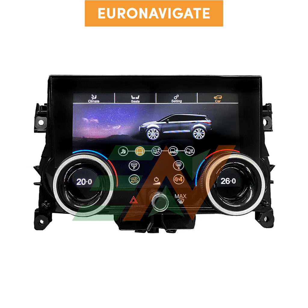 Euronavigate Touch screen air conditioner panel for Range Rover Evoque