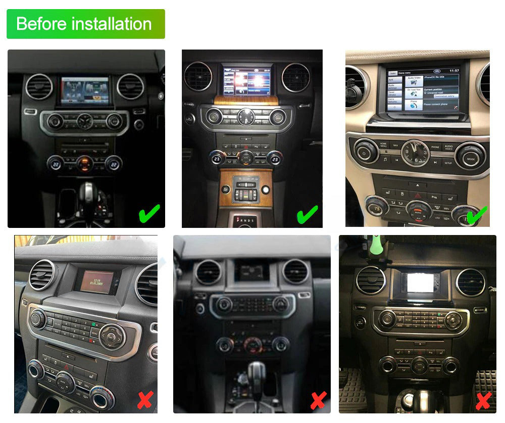 Euronavigate Land Rover Discovery 4 L319 10.4 inch Tesla Style Horizontal car android head unit