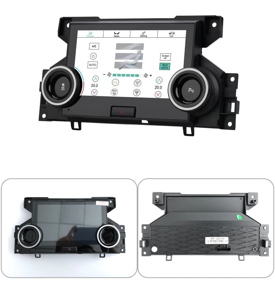 Euronavigate 7 inch LCD screen AC panel upgrade climate control- Land Rover Discovery 4 LR4 L319