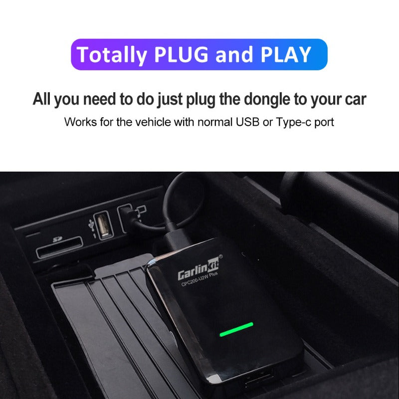 Euronavigate original wired CarPlay upgrade to Wireless apple CarPlay Adapter for Iphone