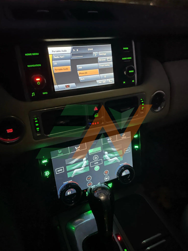 Euronavigate L322 Range Rover Vogue AC Screen Control Panel